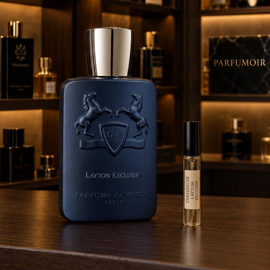 Parfums de Marly Layton Exclusif Abfüllung — Originalflakon und Parfumoir-Abfüllung