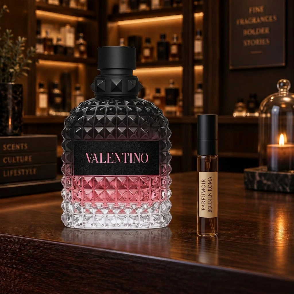 Valentino Born in Roma Uomo Intense – Abfüllung — Originalflakon und Parfumoir-Abfüllung